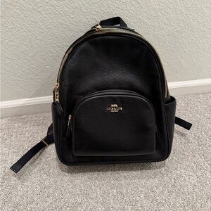 Coach leather back pack